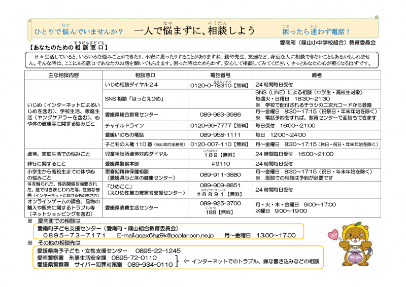 R7 いじめ・トラブル相談窓口-1